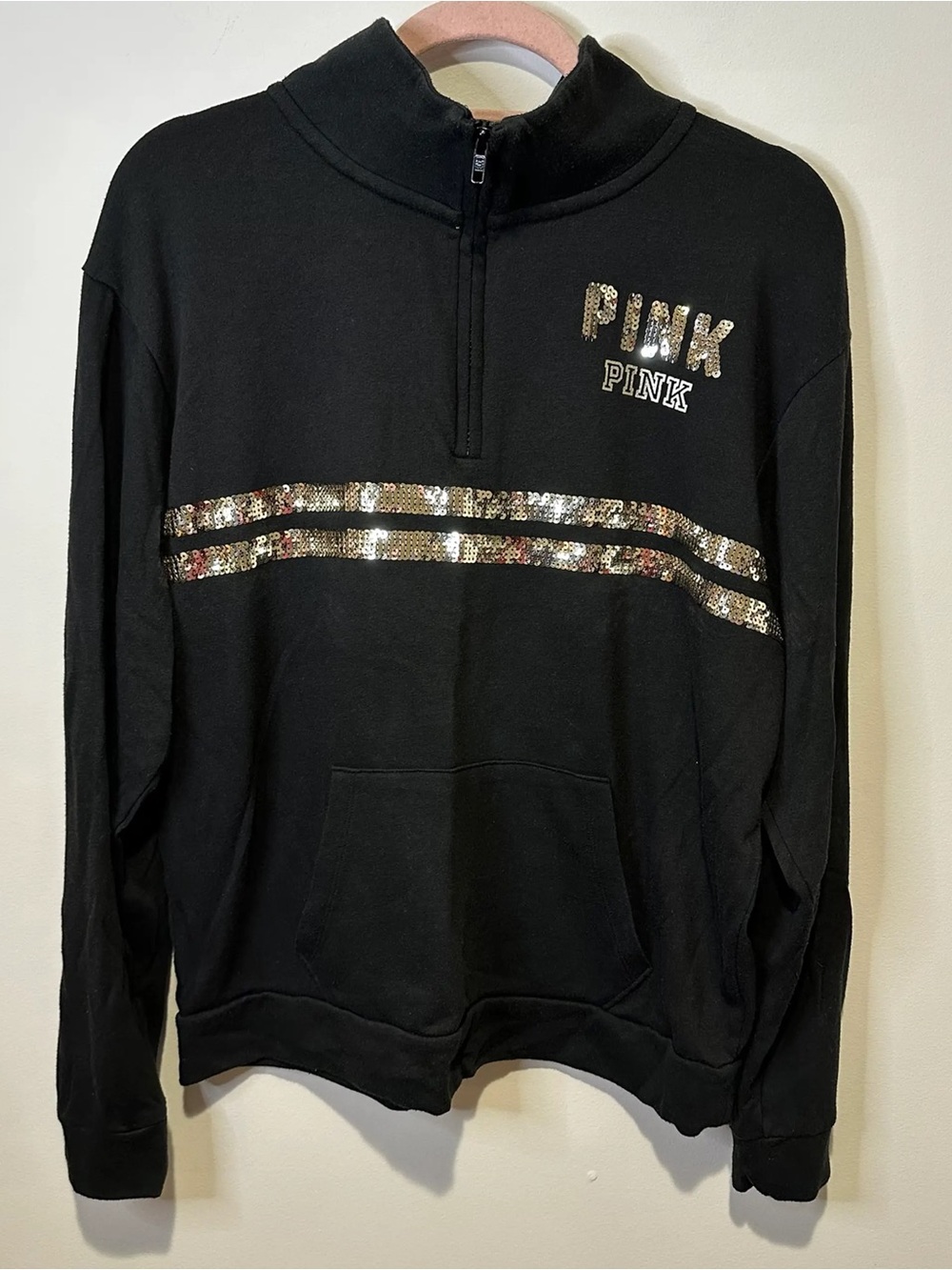 Pink by Victoria Secret Bling Quarter Zip